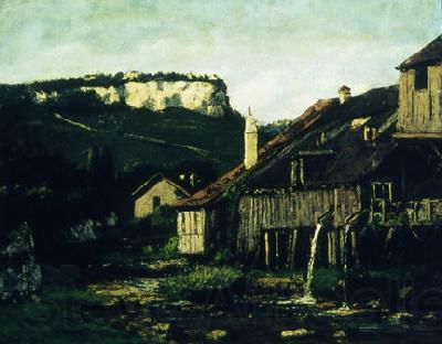 Gustave Courbet Environs d'Ornans Norge oil painting art